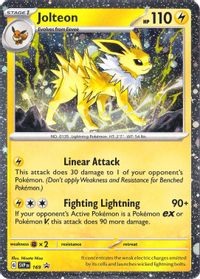 Jolteon Prismatic Evolutions Poster Collection PSA grading analytics