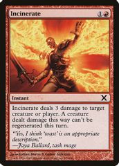 Incinerate