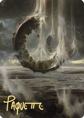Wasteland Art Card (Gold-Stamped Signature)
