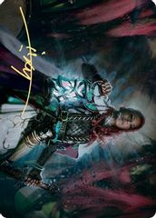 Tergrid, God of Fright Art Card (Gold-Stamped Signature)
