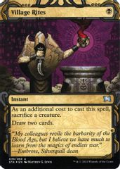 Village Rites (Foil Etched)