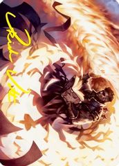 Revel in Silence Art Card (Gold-Stamped Signature)