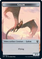 Golem (025) // Thopter Double-Sided Token
