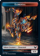 Elemental (2) // Emblem - Rowan, Scholar of Sparks Double-sided Token (9)