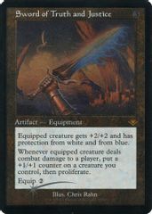 Sword of Truth and Justice (Retro Frame) (Foil Etched)