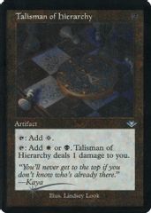 Talisman of Hierarchy (Retro Frame) (Foil Etched)