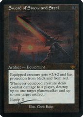 Sword of Sinew and Steel (Retro Frame) (Foil Etched)