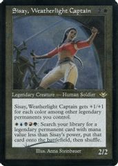 Sisay, Weatherlight Captain (Retro Frame) (Foil Etched)