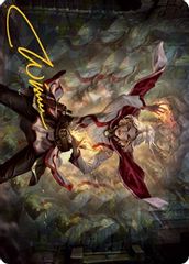 Delina, Wild Mage Art Card (Gold-Stamped Signature)