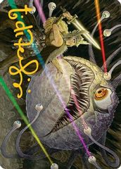 Hive of the Eye Tyrant Art Card (Gold-Stamped Signature)