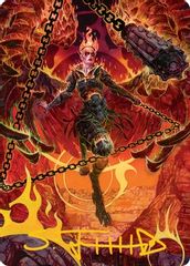 Zariel, Archduke of Avernus Art Card (Gold-Stamped Signature)