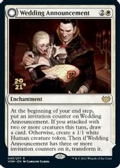 Wedding Announcement