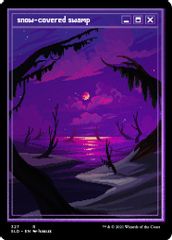 Snow-Covered Swamp (PixelSnowLands.jpg) (Foil Etched)
