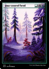 Snow-Covered Forest (PixelSnowLands.jpg) (Foil Etched)