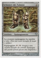 Lightning Greaves (Italian) - "Schinieri dei Fulmini"