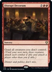 Disrupt Decorum
