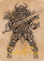 Sarevok, Deathbringer Art Card (Gold-Stamped Signature)