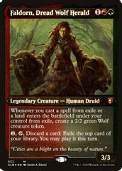 Faldorn, Dread Wolf Herald (Display Commander) - Thick Stock