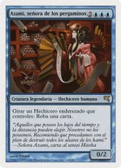 Azami, Lady of Scrolls (Spanish) - "Azami, señora de los pergaminos"