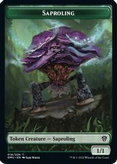 Saproling // Badger Double-Sided Token