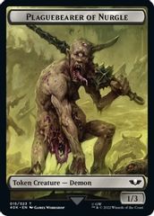 Plaguebearer of Nurgle // Spawn Double-Sided Token (Surge Foil)