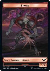 Spawn // Blue Horror Double-Sided Token (Surge Foil)