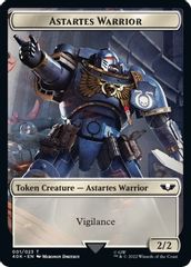 Astartes Warrior (001) // Cherubael Double-Sided Token (Surge Foil)