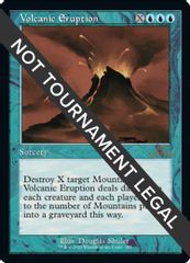 Volcanic Eruption (Retro Frame)