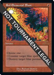 Red Elemental Blast (Retro Frame)