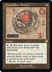 Quicksilver Amulet (Schematic) (Serial Numbered)