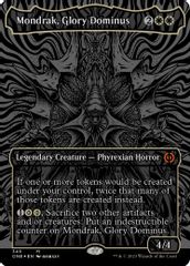 Mondrak, Glory Dominus (Oil Slick Raised Foil)
