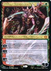 Lukka, Bound to Ruin (Phyrexian) (Step-and-Compleat Foil)