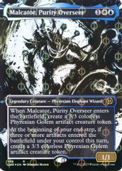 Malcator, Purity Overseer (Showcase) (Step-and-Compleat Foil)