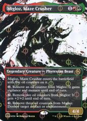 Migloz, Maze Crusher (Showcase) (Step-and-Compleat Foil)