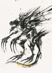 Phyrexian Obliterator Art Card (Gold-Stamped Signature)