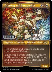 Firesong and Sunspeaker (Serial Numbered)