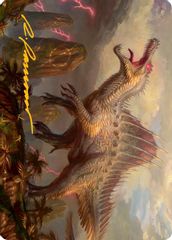 Etali, Primal Conqueror Art Card (Gold-Stamped Signature)