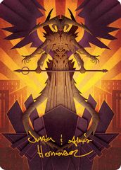 Atraxa, Praetors' Voice Art Card (Gold-Stamped Signature)