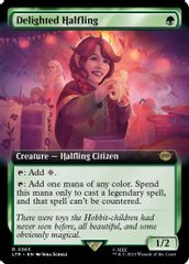 Delighted Halfling (Extended Art)