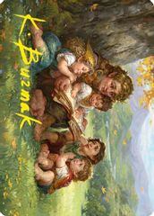 Samwise Gamgee Art Card (19/81) (Gold-Stamped Signature)