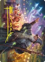 Gandalf, Friend of the Shire Art Card (Gold-Stamped Signature)