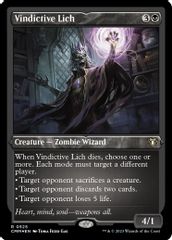 Vindictive Lich (Foil Etched)