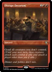 Disrupt Decorum (Foil Etched)