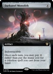 Darksteel Monolith (Extended Art)