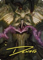 Demonic Tutor Art Card (Gold-Stamped Signature)