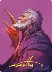 Urza, Lord High Artificer Art Card (Gold-Stamped Signature)