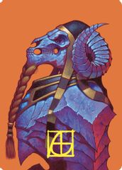 Neheb, the Eternal Art Card (Gold-Stamped Signature)