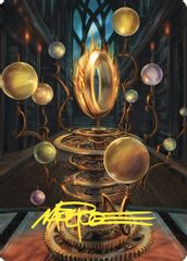 Sol Ring Art Card (Gold-Stamped Signature)