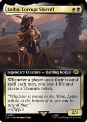 Lotho, Corrupt Shirriff (Extended Art) (Surge Foil)