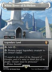 White Tower of Ecthelion - Karakas (Borderless) (Serial Numbered)